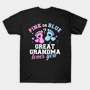 Gender reveal great grandma T-Shirt